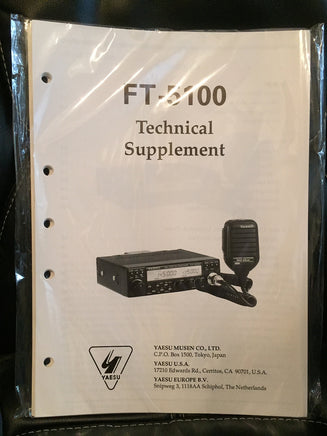 Yaesu FT-5100 Service Manual