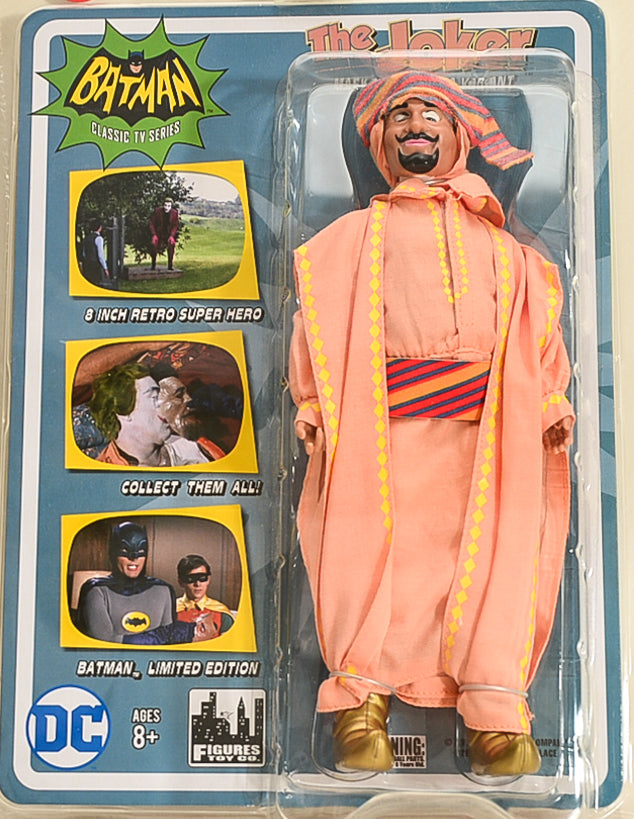 2017 Figures Toy Co - Batman Classic TV Series  - The Joker Masked Maharaja Variant Action Figure 8"