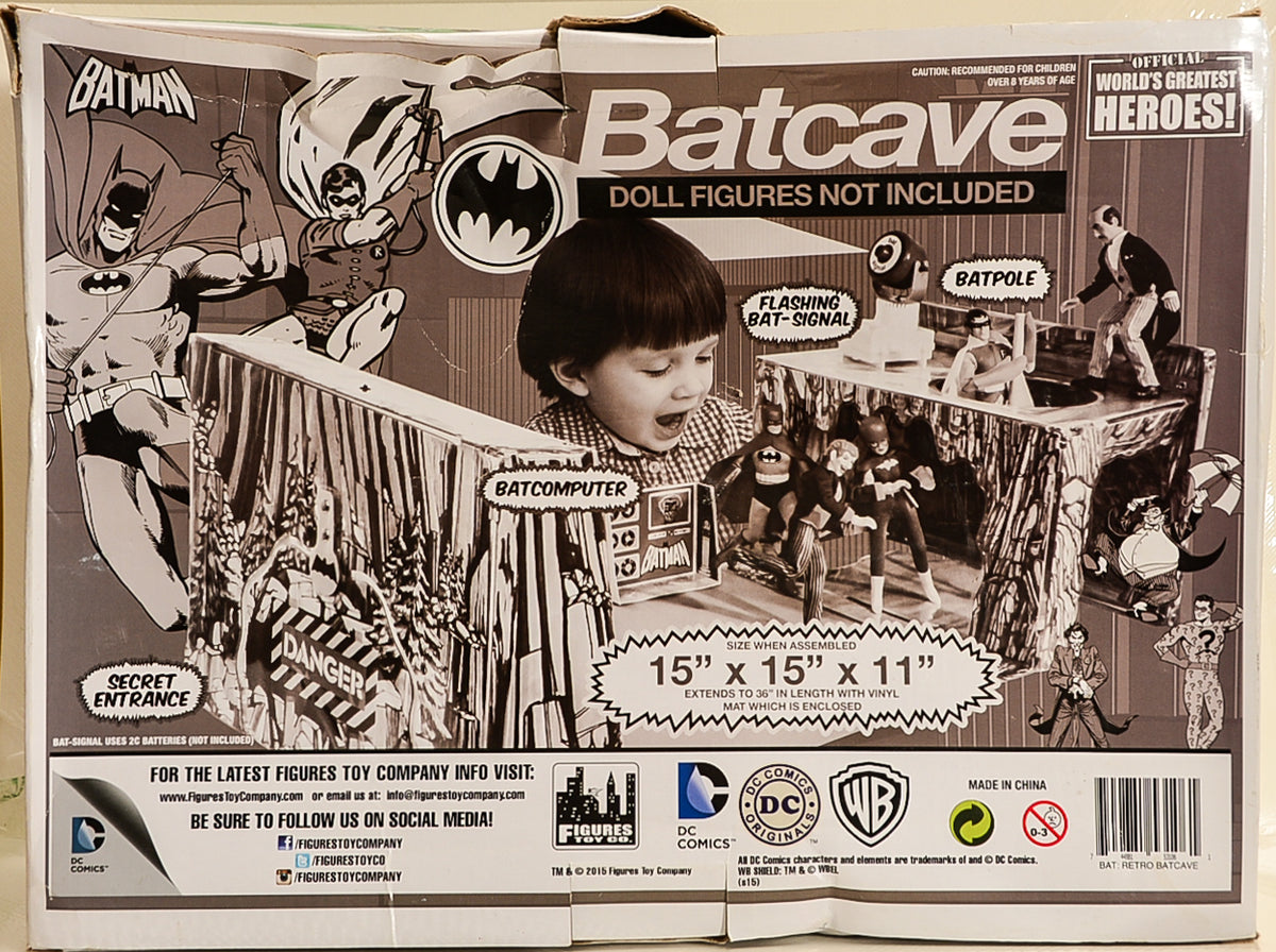 2015 Figures Toy Co. Batcave Retro Playset