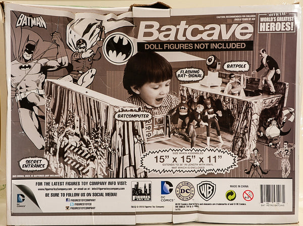 2015 Figures Toy Co. Batcave Retro Playset