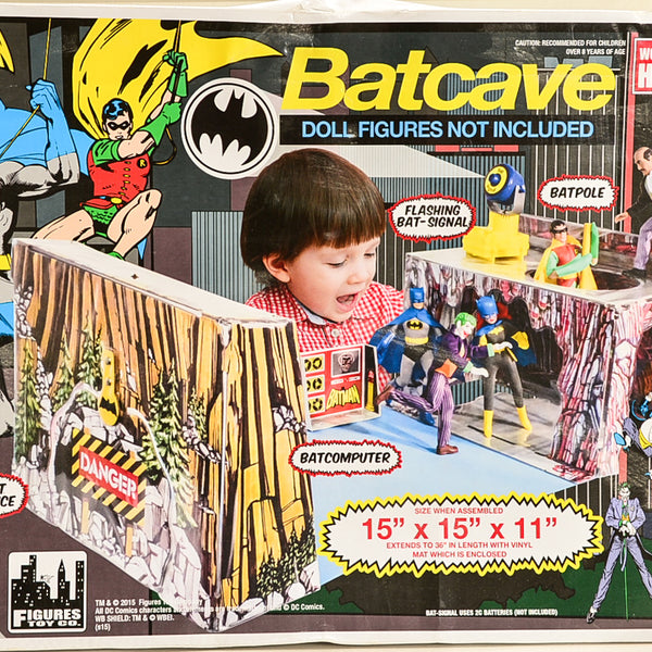 2015 Figures Toy Co. Batcave Retro Playset