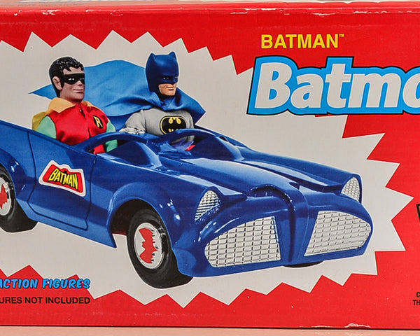 2017 DC Comics Retro Batman Batmobile Playset (Blue)