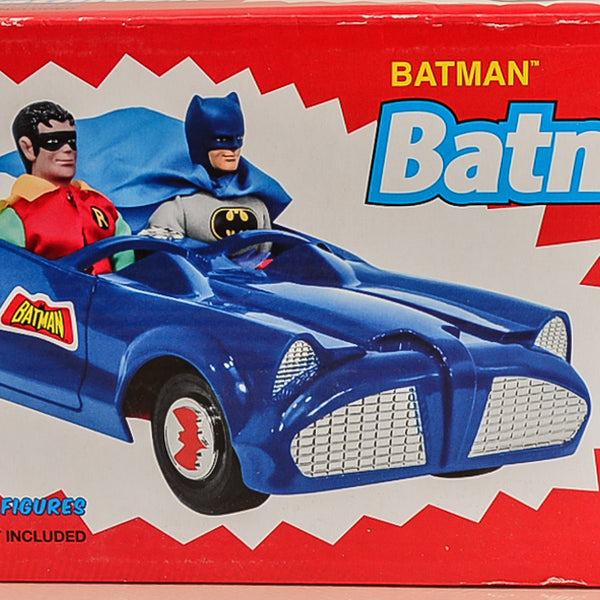 2017 DC Comics Retro Batman Batmobile Playset (Blue)