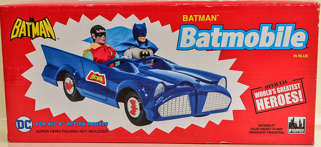 2017 DC Comics Retro Batman Batmobile Playset (Blue)