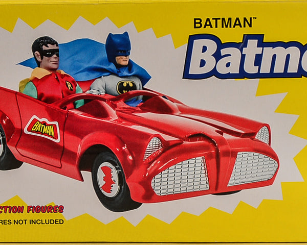 2017 DC Comics Retro Batman Batmobile Playset (Red)