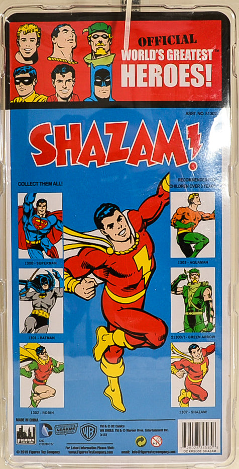 2015 DC Comics Kresge Style Series 1 Shazam! 8" Action Figure Limited Edition 0249 of 1000
