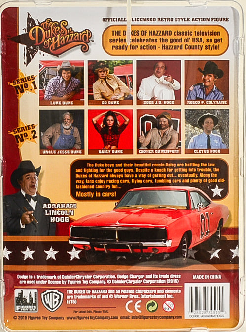2015 Dukes of Hazzard Retro Series 3 Abraham Hogg Action Figure