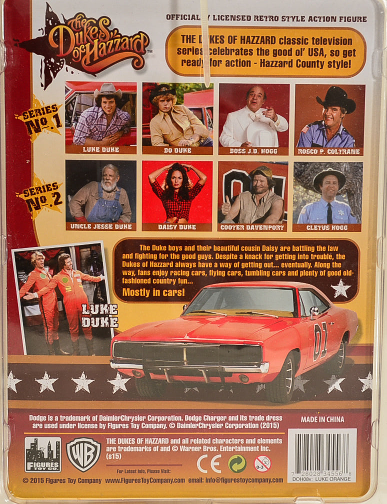 2015 Figures Toy Co Dukes of Hazzard Series 3 Luke Duke Action Figure