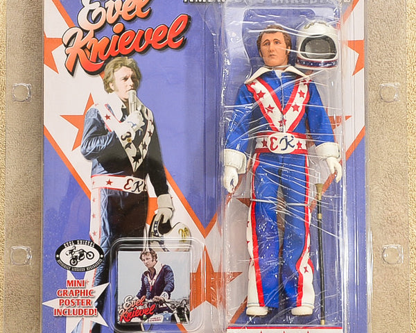 Figures Toy Co - Evel Knievel Blue - 8 inch Action Figure