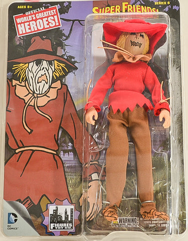 2017 Figures Toy Co Super Friends Series 5 Scarecrow 8" Mego Retro Action Figure