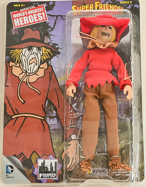 2017 Figures Toy Co Super Friends Series 5 Scarecrow 8" Mego Retro Action Figure