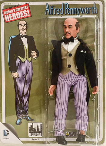 2014 Batman Limited Edition Alfred Pennyworth Retro 8" Action Figure RARE