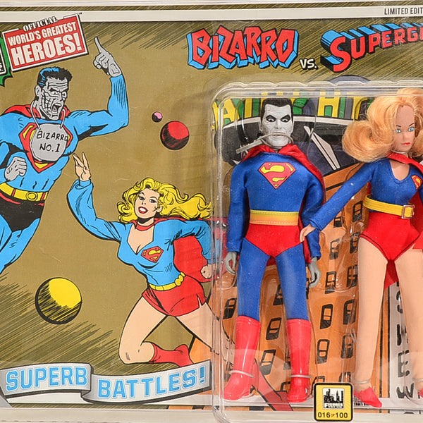 2015 FTC Superhero Limited Edition Series 4 Two-Packs -  Bizarro vs  Supergirl #16 8" Action Figures