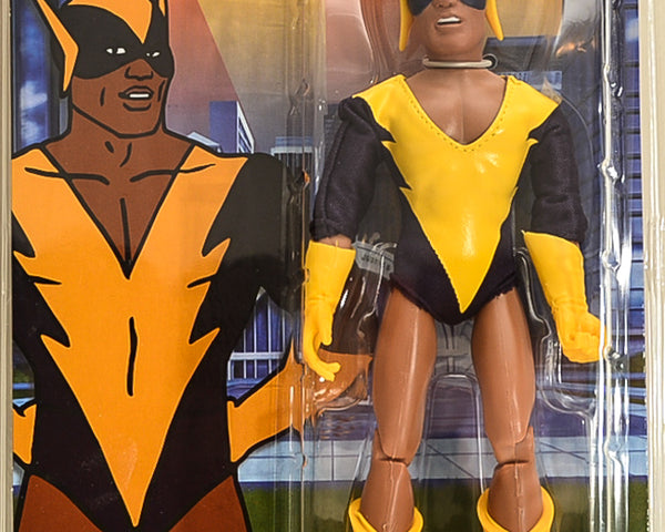 2015 Figures Toy Co Super Friends Series 2 Black Vulcan Action Figure 8" Mego Retro