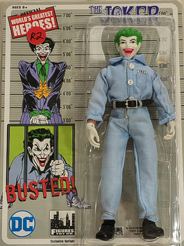 2018 Figures Toy Co - The Joker Busted Variant Action Figure 8" Mego Retro