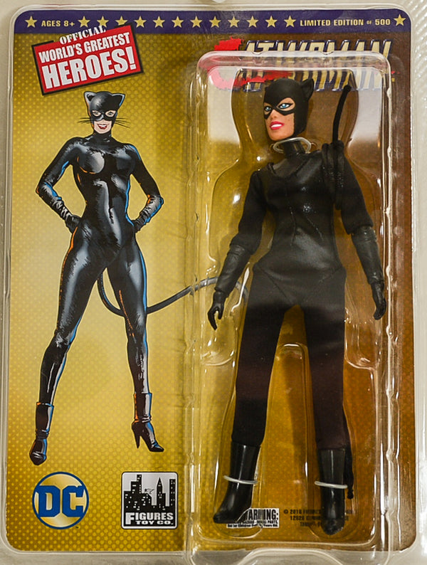 2016 Figures Toy Co DC Comics Catwoman 8" Limited Edition Mego Retro Action Figure