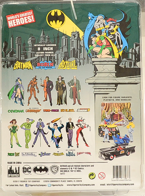 2017 DC Comics Retro 8 Inch Action Figures: Batgirl & Commissioner Gordon Two-Pack with The Bat-Signal Limited Edition # 021 of 50