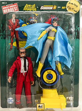 2017 DC Comics Retro 8 Inch Action Figures: Batgirl & Commissioner Gordon Two-Pack with The Bat-Signal Limited Edition # 021 of 50