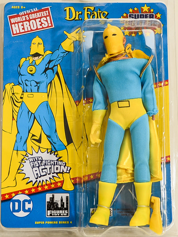 2017 Figures Toy Co Super Powers Series 4 Dr Fate  8" Mego Retro Action Figure