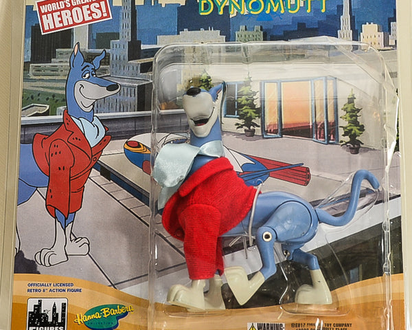 2017 Figures Toy Co Series: Dynomutt [Red Superhero Outfit] 8" Retro Action Figure
