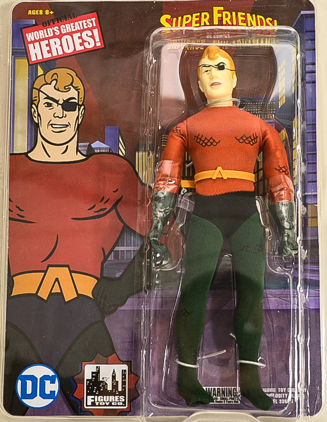 2016 Figures Toy Co Super Friends Evil Aquaman 8" Mego Retro Action Figure