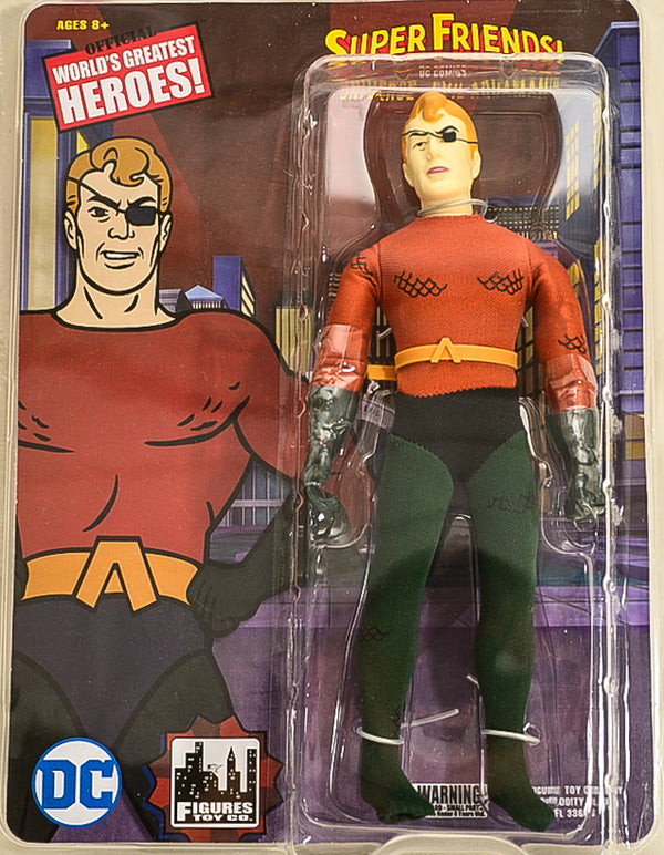 2016 Figures Toy Co Super Friends Evil Aquaman 8" Mego Retro Action Figure
