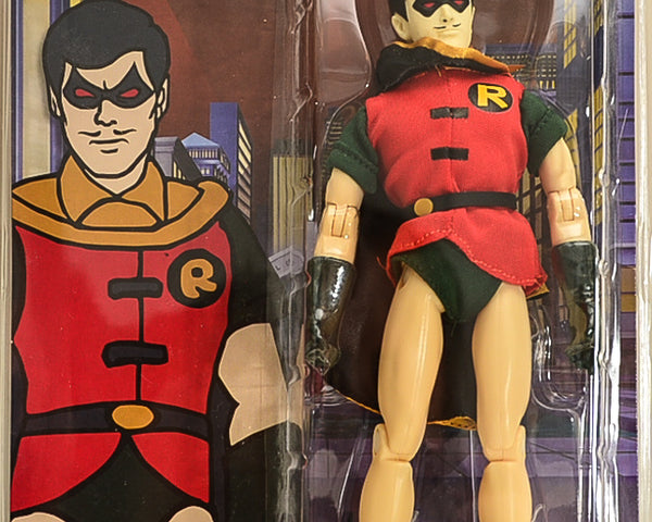 2016 Figures Toy Co Super Friends Evil Robin 8" Mego Retro Action Figure