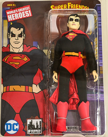2016 Figures Toy Co Super Friends Evil Superman 8" Mego Retro Action Figure