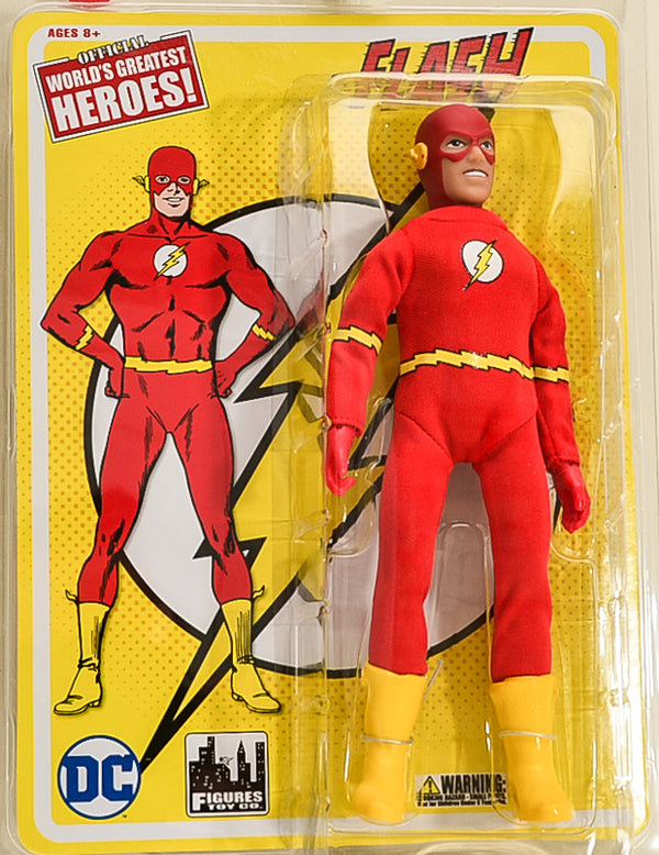 2016 Figures Toy Co DC Comics Series 1 The Flash 8" Mego Retro Action Figure