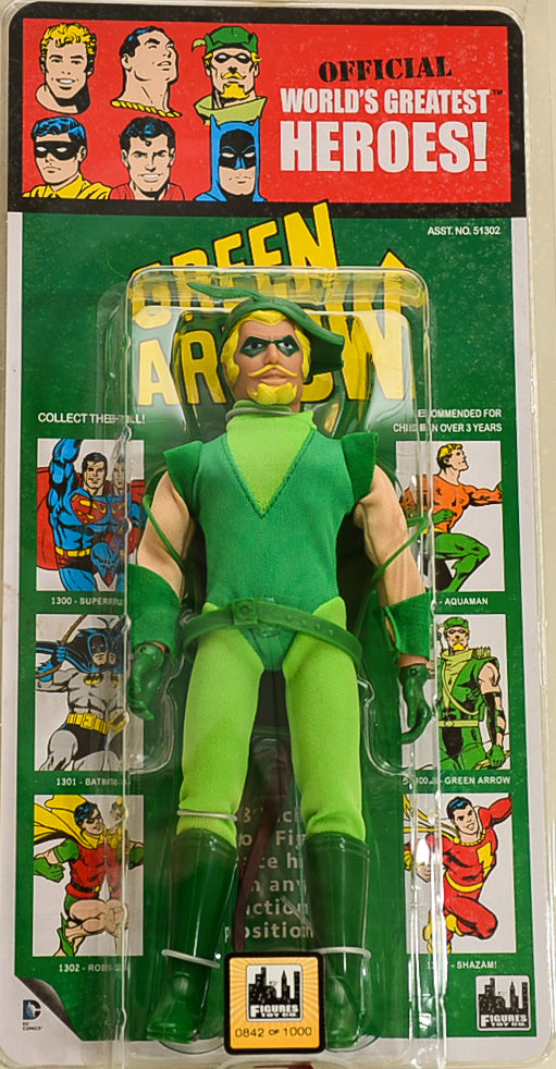 2015 DC Comics Kresge Style Green Arrow 8" Action Figure Limited Edition 0842 of 1000