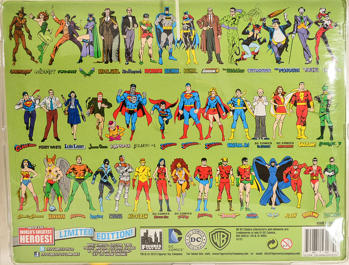 2015 DC Comics Series 3 Hero Team-ups Two Pack - Green Arrow and Speedy Limited Edition Action Figures