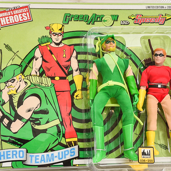 2015 DC Comics Series 3 Hero Team-ups Two Pack - Green Arrow and Speedy Limited Edition Action Figures