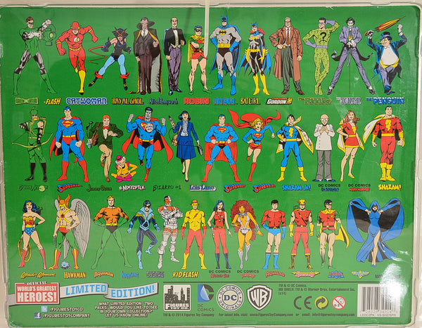 2014 DC Comics Series 1 Hero Team-ups Two Pack - Shazam and Superman  Limited Edition Action Figures