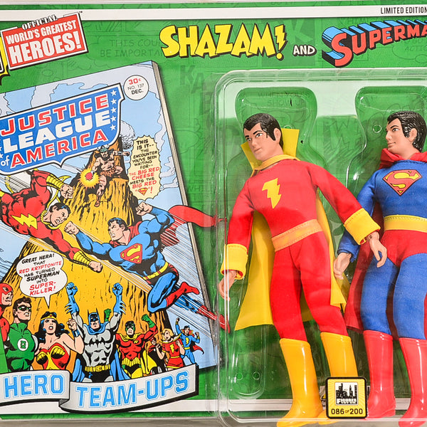 2014 DC Comics Series 1 Hero Team-ups Two Pack - Shazam and Superman  Limited Edition Action Figures