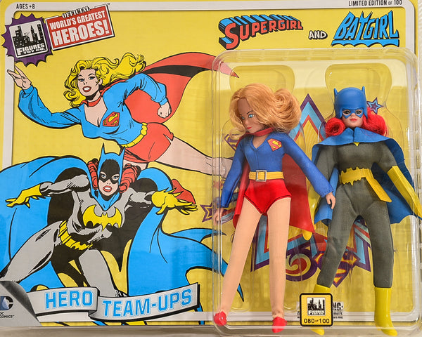2014 DC Comics Series 1 Hero Team-ups Two Pack - Supergirl and Batgirl  Limited Edition Action Figures