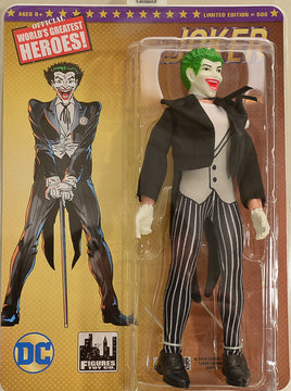 2016 Figures Toy Co Retro Black Outfit Joker Action Figure Limited Edition of 500