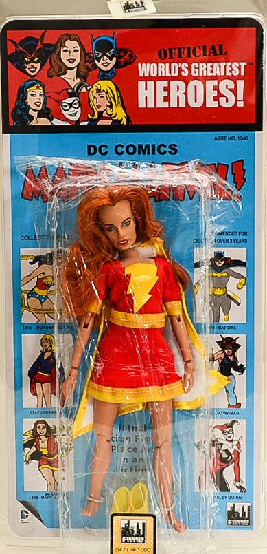 2015 DC Comics Kresge Style Mary Marvel 8" Action Figure Limited Edition 0477 of 1000