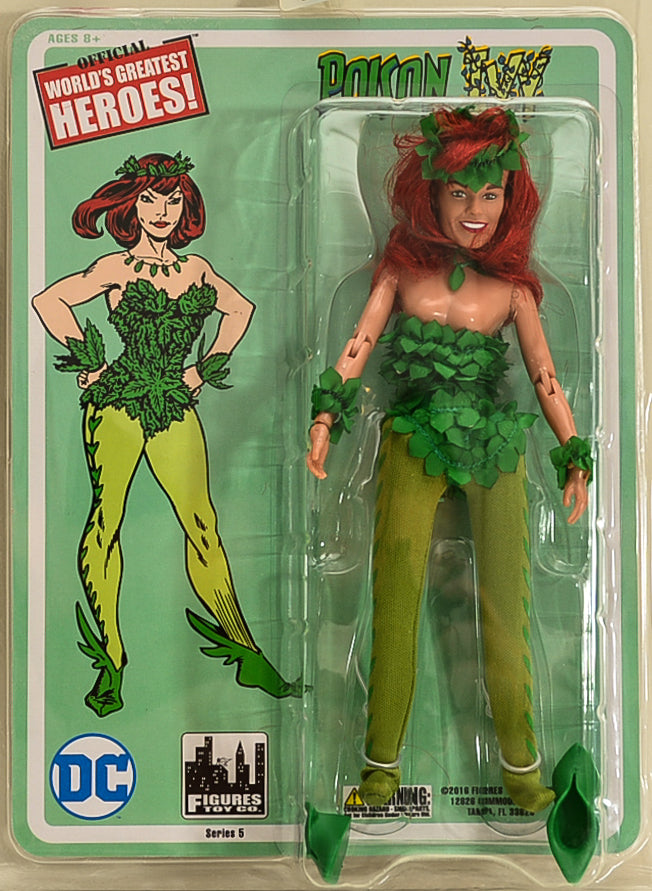 2016 Figures Toy Co Poison Ivy Series 5  8" Mego Retro Action Figure