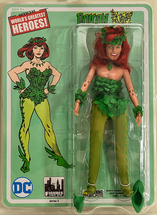 2016 Figures Toy Co Poison Ivy Series 5  8" Mego Retro Action Figure