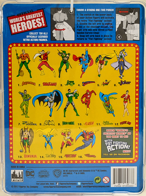 2017 Figures Toy Co Retro 8 Inch Red Tornado Action Figure