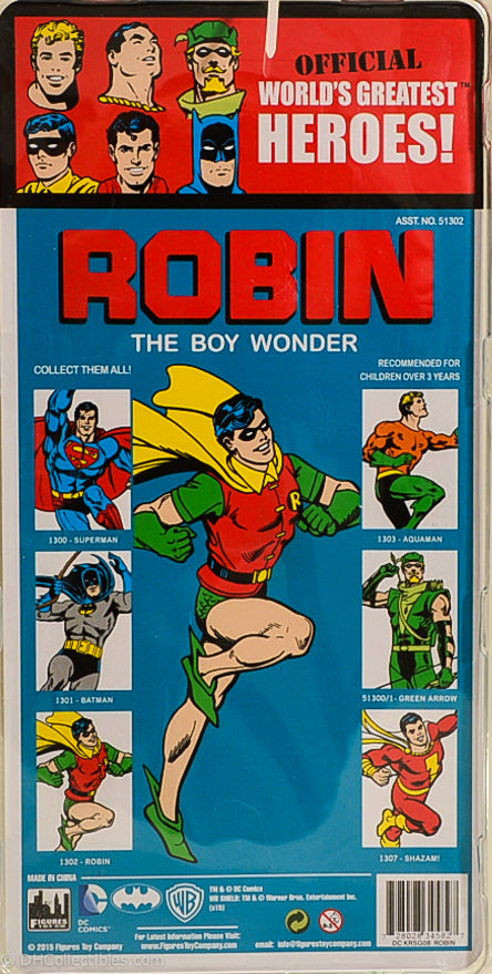 2015 DC Comics Kresge Style Robin The Boy Wonder 8" Action Figure Limited Edition