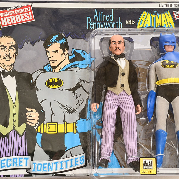 2015 DC Comics Secret Identities Two Pack Series 4 - Alfred Pennyworth and Batman  Limited Edition Action Figures