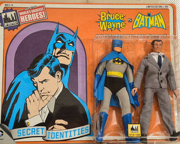 2014 DC Comics Secret Identities Two Pack - Bruce Wayne and Batman Limited Edition Action Figures