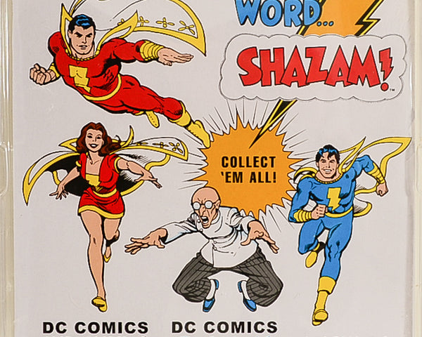 2016 Figures Toy Co Limited Edition Blue & Gold Variant Shazam Jr ! Retro 8 Inch Action Figures
