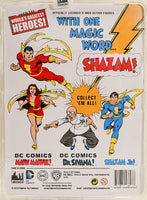 2016 Figures Toy Co Limited Edition Blue & Gold Variant Shazam Jr ! Retro 8 Inch Action Figures