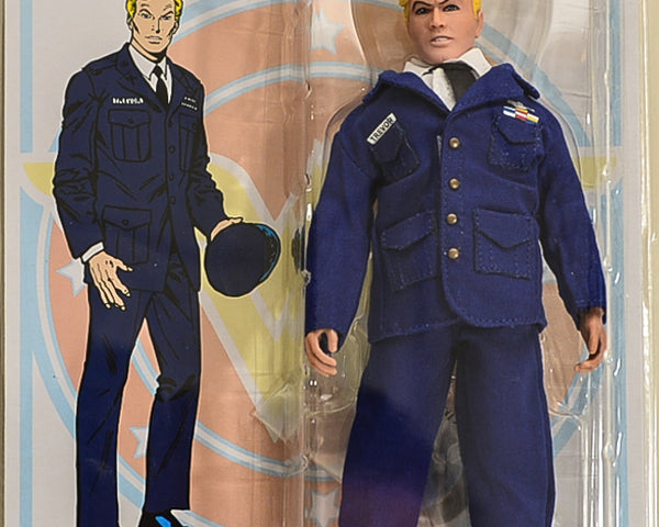 2017 Figures Toy Co DC Comics Series 2 Steve Trevor Action Figure 8" Mego Retro