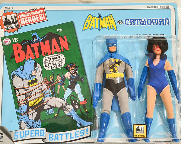 2014 DC Comics Series 1 Classic Rivalries Two Pack - Batman vs Catwoman Limited Edition Action Figures