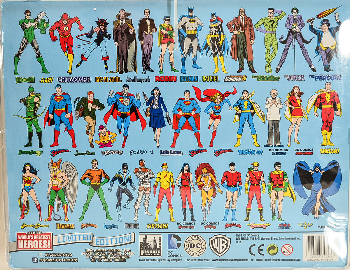 2015 DC Comics Superb Battles Two-Pack Series 3 Wonder Woman Vs Superman Limited Edition Action Figures