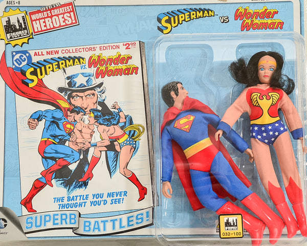 2015 DC Comics Superb Battles Two-Pack Series 3 Wonder Woman Vs Superman Limited Edition Action Figures