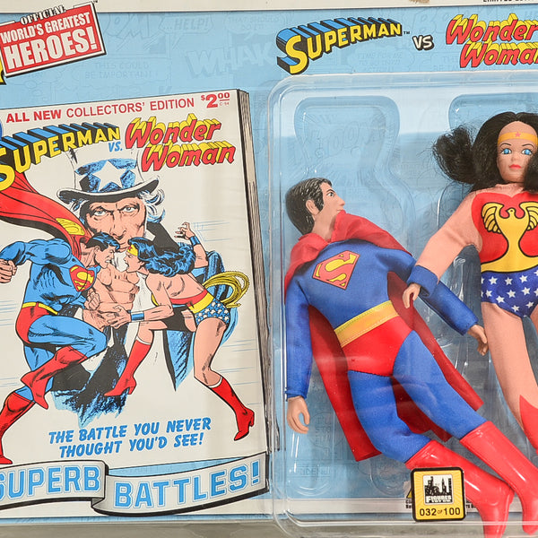 2015 DC Comics Superb Battles Two-Pack Series 3 Wonder Woman Vs Superman Limited Edition Action Figures